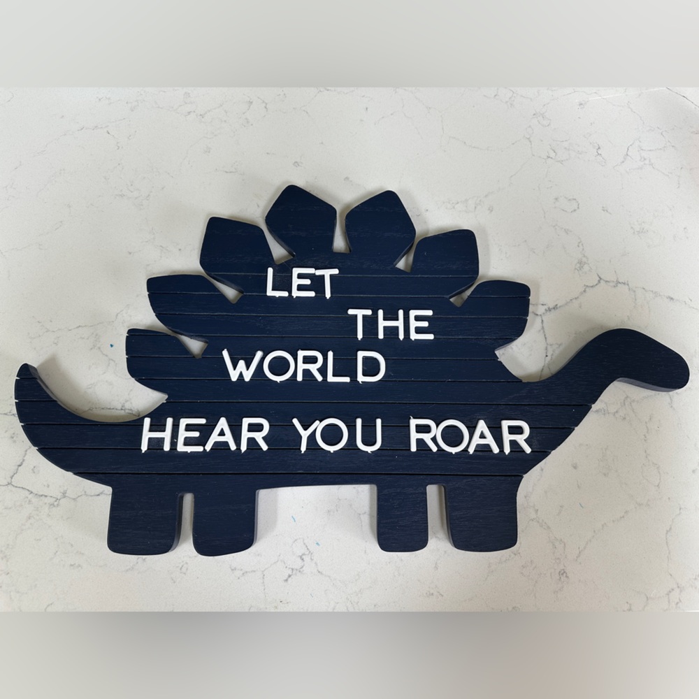 Dinosaur Wall Decor - Navy